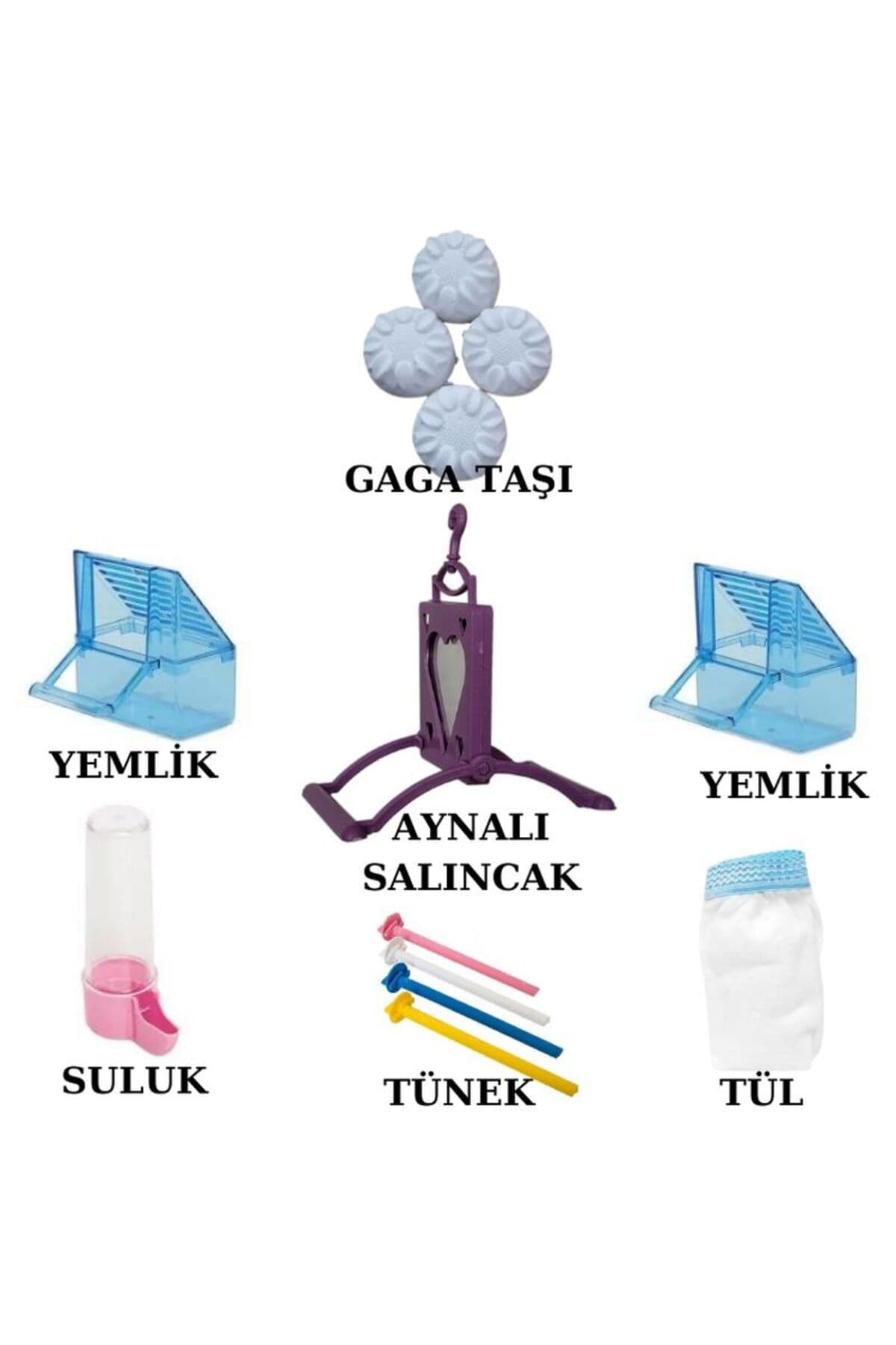 PETSE Muhabbet Kuşu Kafesi Başlangıç Seti — Küçük Boy
