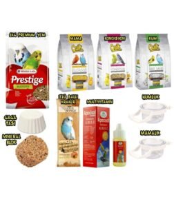 Premium Muhabbet Kuşu Besin Paketi 10 Parça