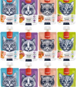 Taze Sıvı Kedi Ödül Maması Karışık 90gr - 12 Adet