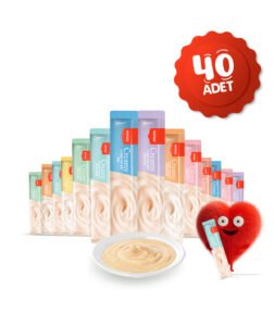 Krema Kedi Ödül Maması 14gr (40 Adet) (Karışık Çeşitli)