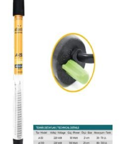 Atlantik 300 W Termostatlı Akvaryum Isıtıcısı