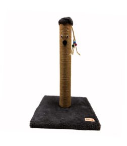 Kedi Tırmalama Sütunu 50 Cm Tırmalama Çubuğu-direği Doğal Kendir Halat Evc50cm