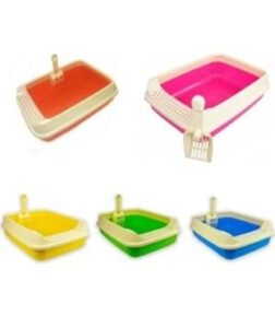 Izgaralı Lüks Kedi Tuvaleti Açık Kürek Hediyeli