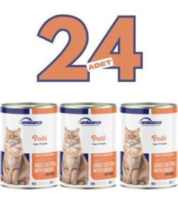 24 Adet Yetişkin Kediler Için Tavuklu Yaş Mama 400 gr