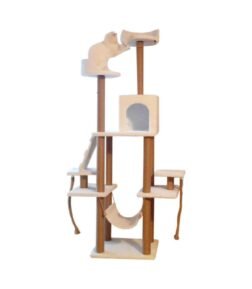 Şato Çok Katlı Yuvalı Kedi Tırmalama Ve Oyun Platformu