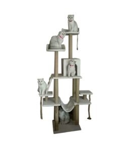 Şato Çok Katlı Yuvalı Kedi Tırmalama Ve Oyun Platformu